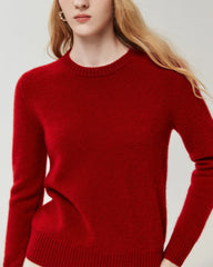 Basic-Pullover aus 100 % Kaschmir mit Rundhalsausschnitt