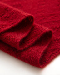 Dreieckstuch aus 100 % Kaschmir mit Pointelle-Strickmuster