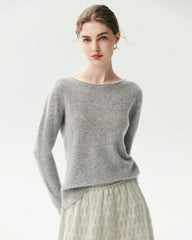 Leichter Pullover aus 100 % reinem Kaschmir