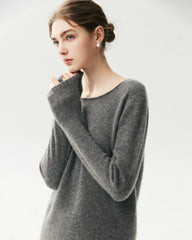 Leichter Pullover aus 100 % reinem Kaschmir