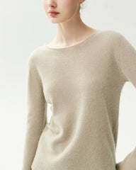 Leichter Pullover aus 100 % reinem Kaschmir