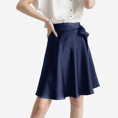 22 Momme eleganter Seiden-Rock