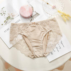 Sexy Lace Comfortable Silk Panties - Daisysilk