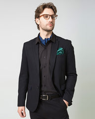 Männer Seiden-Taschentuch mit dunklem Farbton-Druckmuster