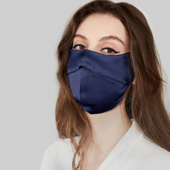 Sonnenschutzmaske aus 100% Seide zum Schutz der Augenwinkel