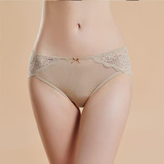 Sexy Lace Comfortable Silk Panties - Daisysilk