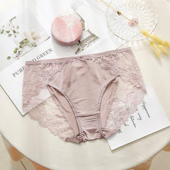 Sexy Lace Comfortable Silk Panties - Daisysilk