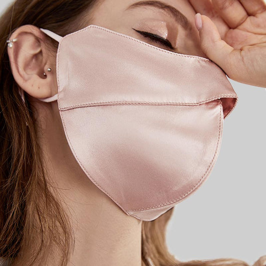 Sonnenschutzmaske aus 100% Seide zum Schutz der Augenwinkel