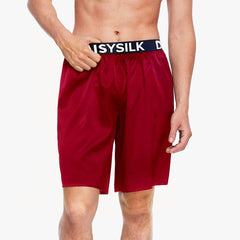 Daisysilk Print Seiden-Boxershorts für Herren