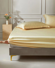 22 Momme Nahtlose Seidene Spannbettlaken