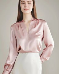 100% Seidenbluse Seidenhemd