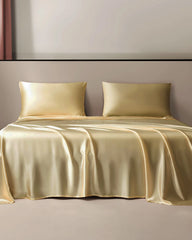 25 Momme 3-teiliges Seiden-Flat Sheet Set