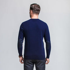 Herren Kaschmir Pullover mit Rundhalsausschnitt