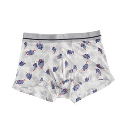 Seiden-Boxer-Shorts für Herren mit Gemäldedesign