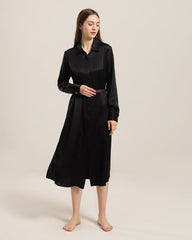 22 Momme Seiden-Outwear Kleid