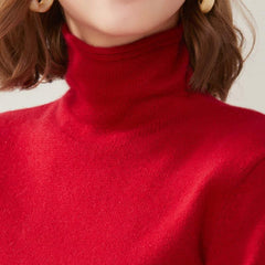 Damen Kaschmir Rollkragenpullover