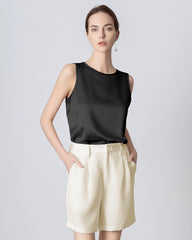 40 momme Seiden Bermuda Shorts