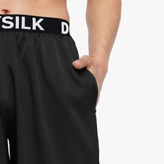 Daisysilk Print Seiden-Boxershorts für Herren