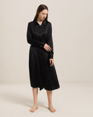 22 Momme Seiden-Outwear Kleid