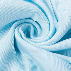 Seiden-Unterhose mit hoher Taille, Häkelspitze und Strickmuster