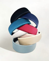 4 cm breiter Seidenrand-Haarband