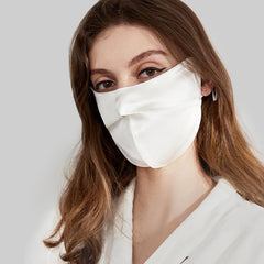Sonnenschutzmaske aus 100% Seide zum Schutz der Augenwinkel
