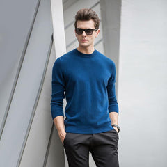Herren Kaschmir Pullover mit Rundhalsausschnitt