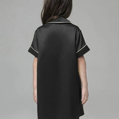 Seiden-Blusen-Schlafkleid für Mädchen