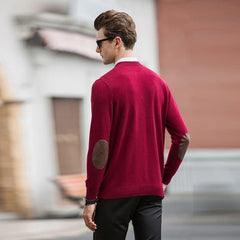 Herren Kaschmir Pullover mit Rundhalsausschnitt