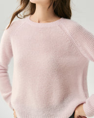 Kaschmir-Seiden-Pullover mit Raglanärmeln