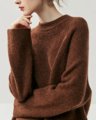 Kaschmir-Woll-Set mit Kapuzenpullover und Hose