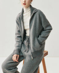 Kaschmir-Woll-Strickjacken-Set für Damen
