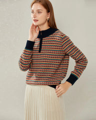 Reine Kaschmir- Pullover mit Klassischem Rollkragen