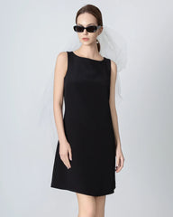 40 Momme A-Linie Seidenkleid
