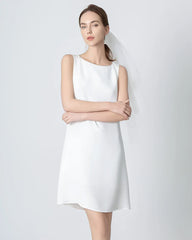 40 Momme A-Linie Seidenkleid