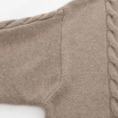 Mittellanger Kaschmir-Cardigan