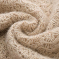 Kaschmir-Pullover mit Blumenmuster