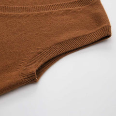 Reine Kaschmir-Ärmellose V-Ausschnitt-Pullover-Weste