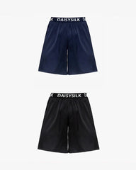 Daisysilk Print Seiden-Boxershorts für Herren