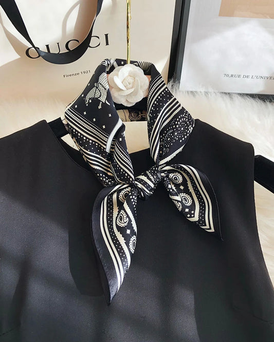 Seidentuch mit Equestrian-Paisley-Muster