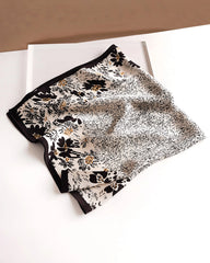 Vintage Seidenschal mit Blumenmuster