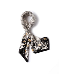 Vintage Seidenschal mit Blumenmuster