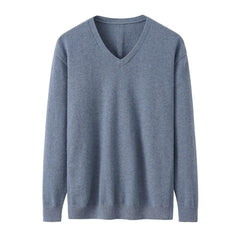 Damen V-Hals Kaschmir-Pullover
