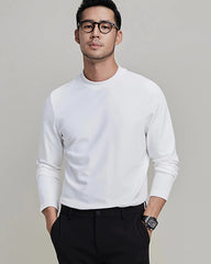 Herren Langarmshirt aus Seidenjersey