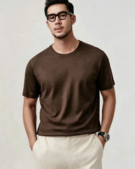 Herren Seidenjersey T-Shirt – Relaxed Fit