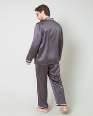 Männer Luxuriöse lose Seiden-Pyjamas