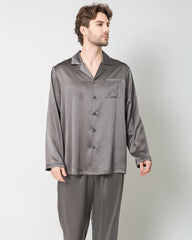 Männer Luxuriöse lose Seiden-Pyjamas