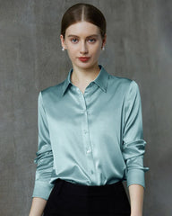 Langarmshirt aus Maulbeerseide für Damen