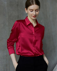 Langarmshirt aus Maulbeerseide für Damen