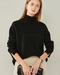 Oversized Kaschmir-Rollkragenpullover